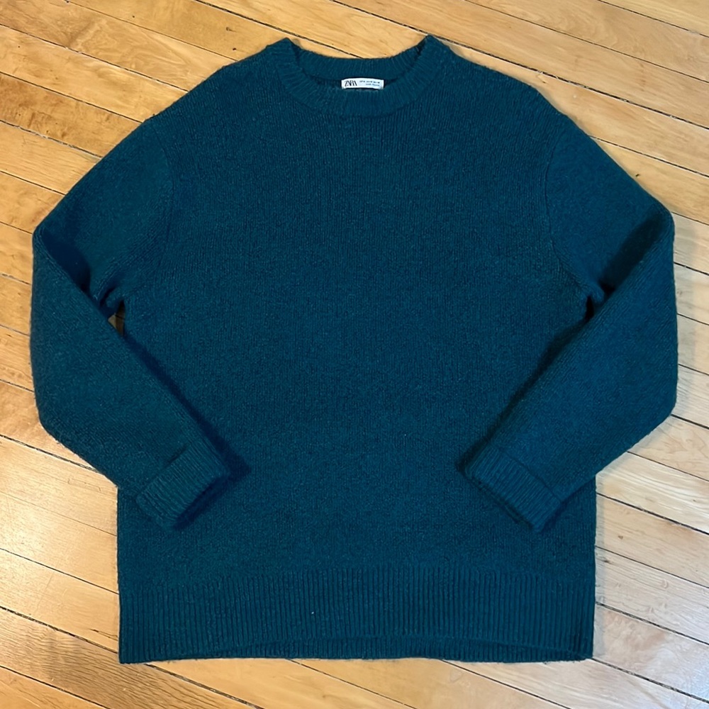 Zara Soft Emerald Green Sweater